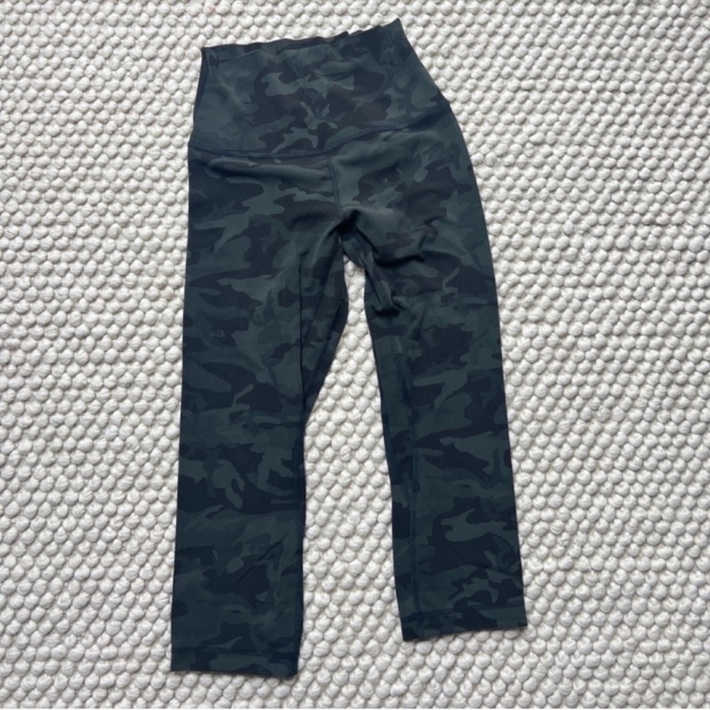 Lululemon green Camo Leggings